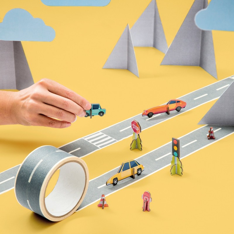 TTYSHIP® Lot De 5 Rouleaux De Ruban Adhésif, 5 Cm X 5 M