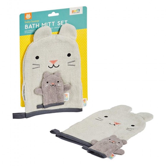 Gants de toilette pour bébé Petit chat - Kids