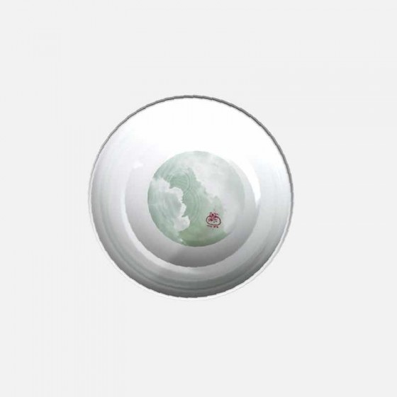 Service de vaisselle empilable Vase Ming aqua white Plats et plateaux