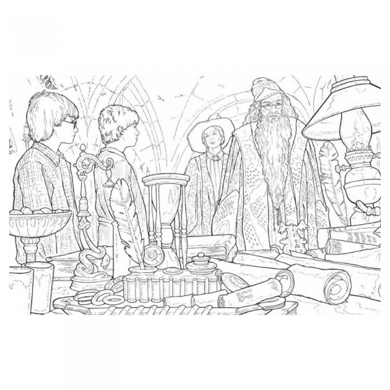 Harry Potter le livre de coloriages Loisirs créatifs et cahiers d