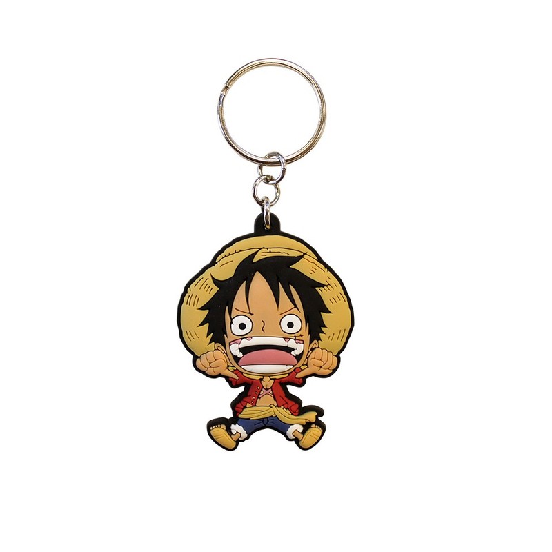 Porte-clés Anime ONE PIECE Luffy Hat, porte-clé, breloque de