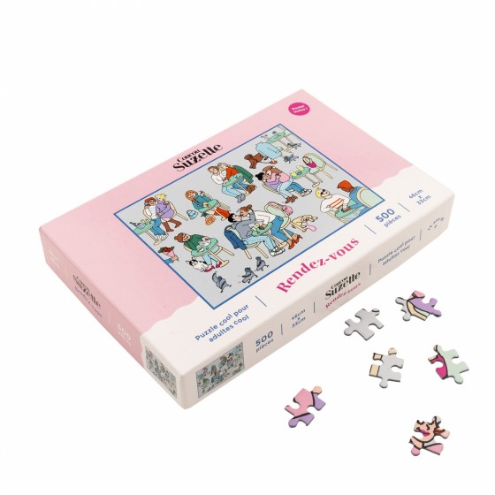 Puzzle Adulte - Le printemps à Paris 500 pièces