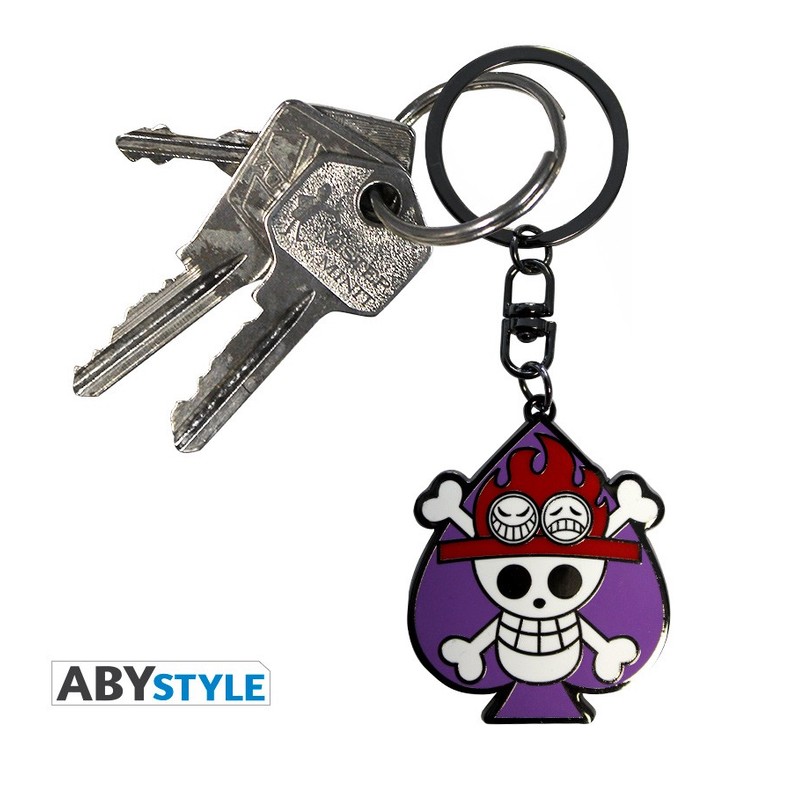 PORTE CLE ONE PIECE 3D SKULL LUFFY PORTE CLE