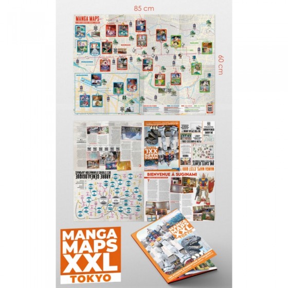 Manga maps xxl Tokyo Animeland Livres Loisirs et jeux