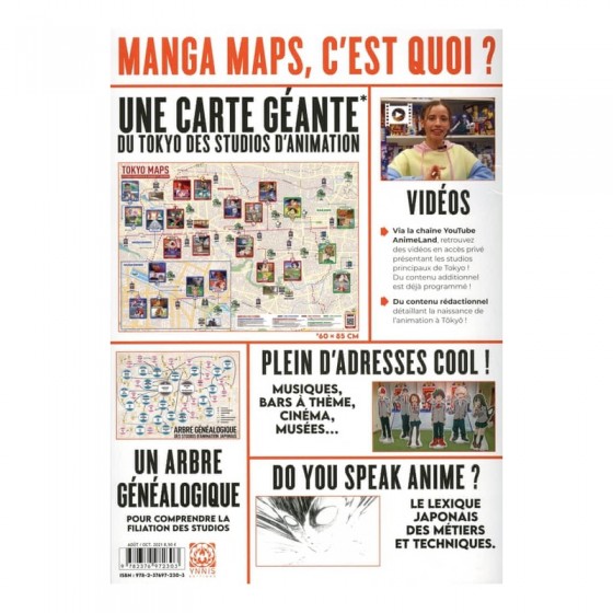 Manga maps xxl Tokyo Animeland Livres Loisirs et jeux