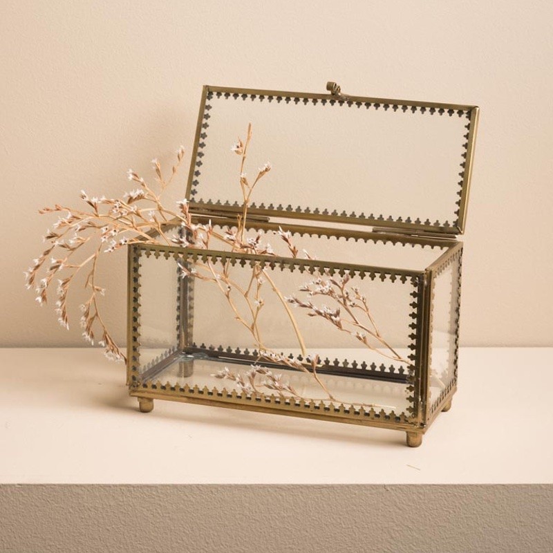 Lot De 30 Boîtes En Métal Rectangulaires Vides - 95x62x20 Mm, Couvercle à Charnière Doré, Rangement Petits Objets