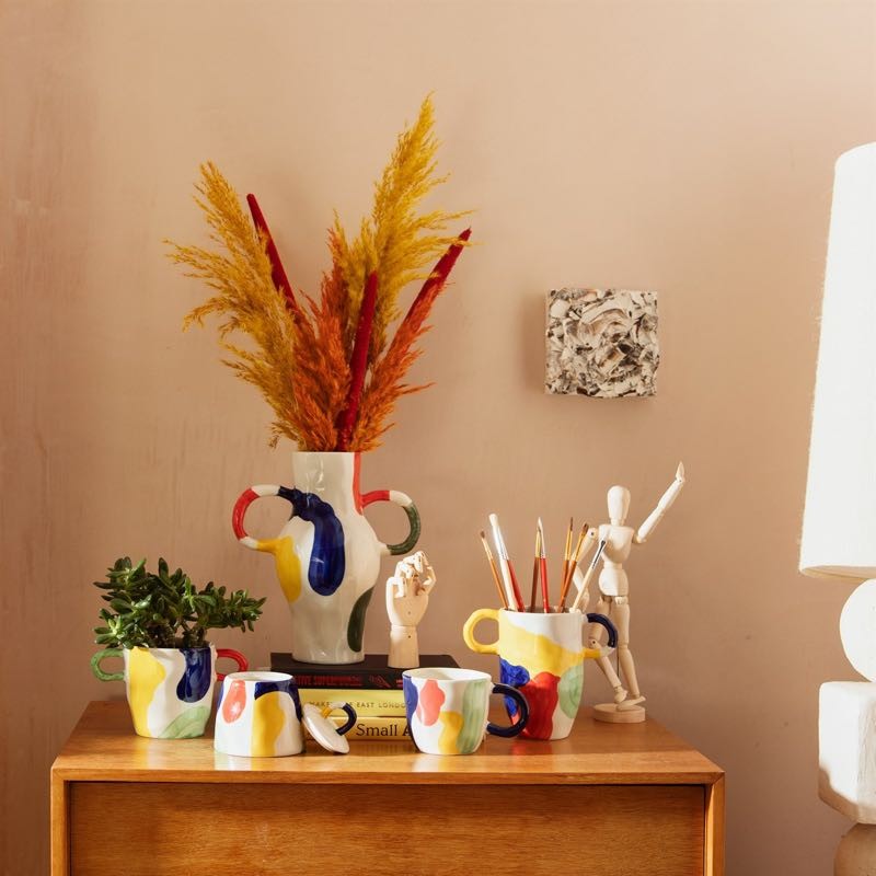 Vase En Forme De Léopard Sass & Belle - Décoration Originale Pour Fleurs Ou Comme Pièce Décorative Seule