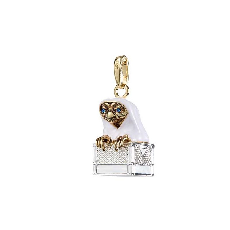 Pendentif Charm E.T. dans un panier Universal - Bijoux culture pop